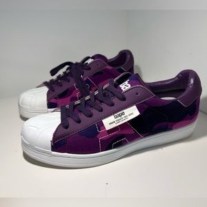 A BATHING APE Bape STA Purple Camo Sneaker
